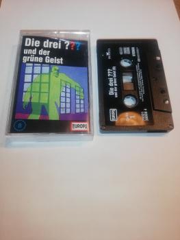 Die Drei Fragezeichen Folge 8 und der grüne Geist Schwarz mit Weißen Druck 7432138808 4 Europa(Schriftzug Logo fehlt)